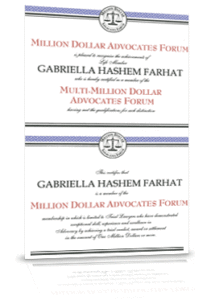 million dollar advocates forum certificates