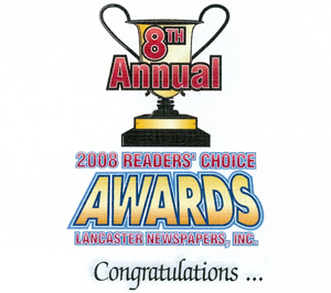 2008 readers' choice awards logo