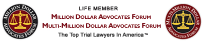 life member million dollar advocates forum and multi-million dollar advocates forum logos