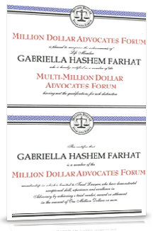 certificados del foro de defensores de millones de dólares
